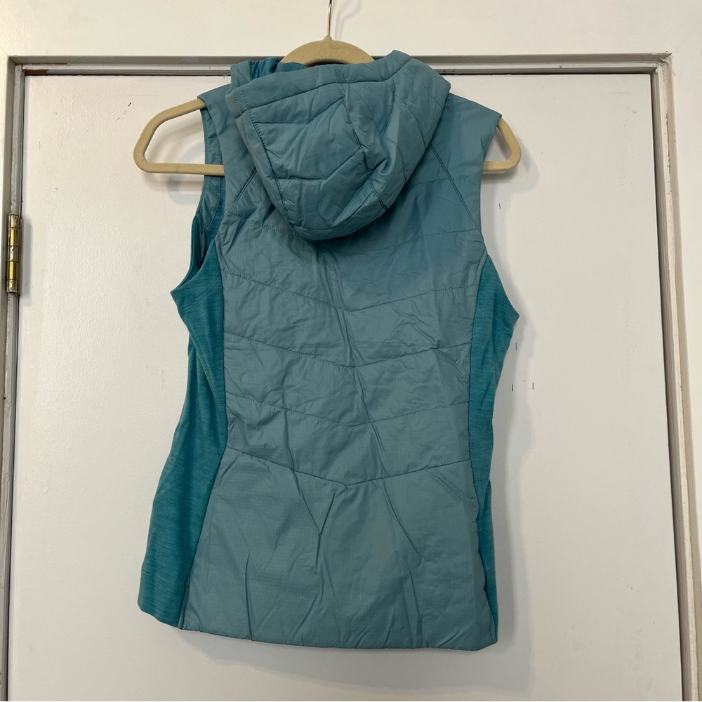Smartwool Women's Light Blue Smartloft 60 Hoodie Vest NWT lightweight puffer - Picture 8 of 8